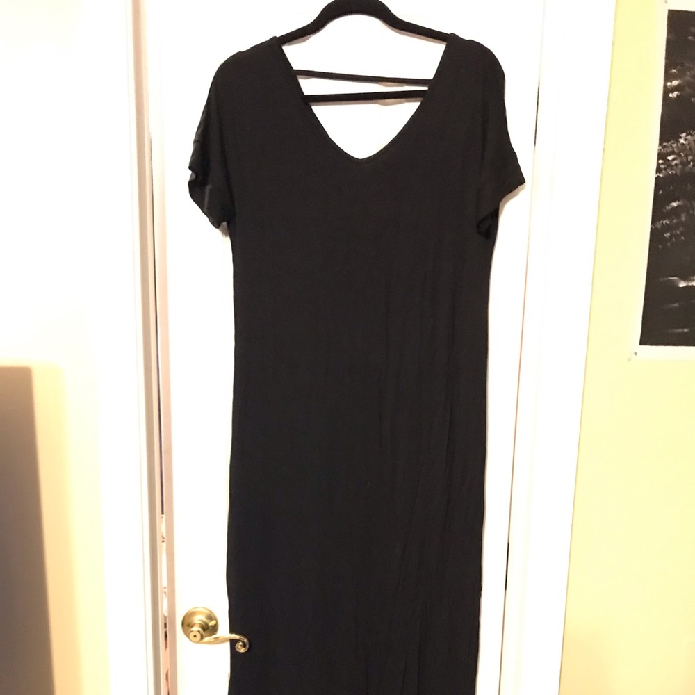Black sun dress